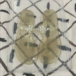 Tory Burch Transparent Jelly Sandals